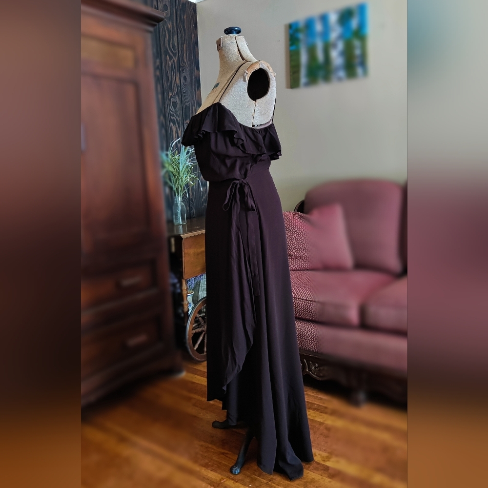 & Other Stories Ruffle Wrap Dress Size 12